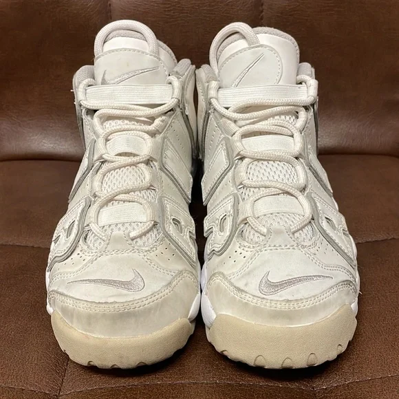 Nike Air Uptempo Kids White Sneakers - Picture 4 of 14